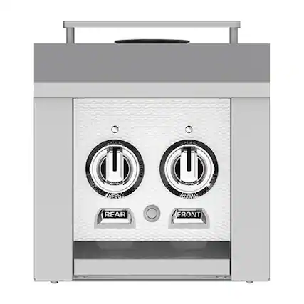 Left. Hestan - 11" Gas Cooktop - Froth.