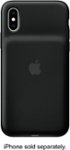 Front Zoom. Apple - iPhone XS Smart Battery Case - Black.