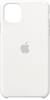Apple - iPhone 11 Pro Max Silicone Case - White-Front_Standard