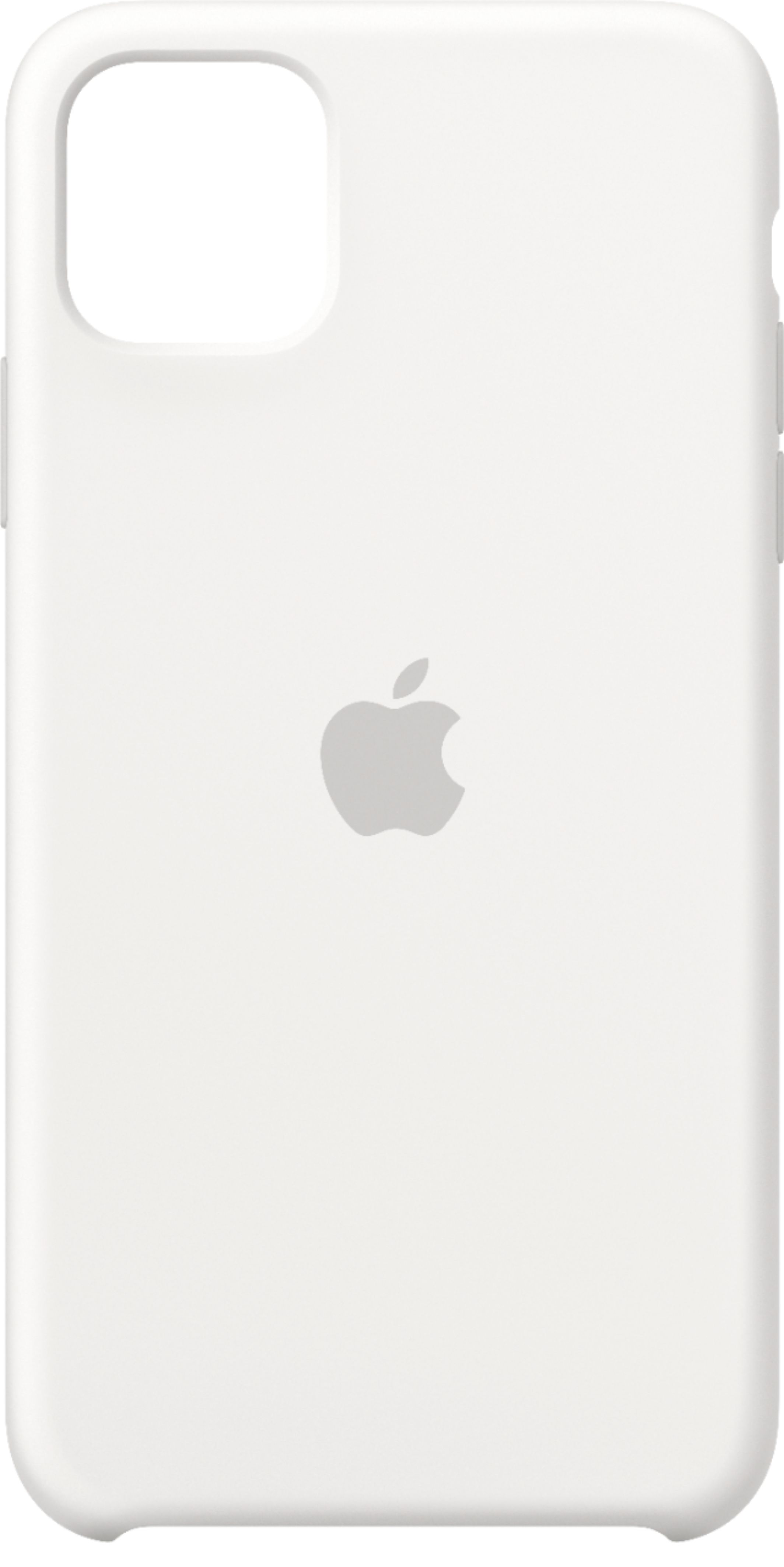 Apple Iphone 11 Pro Max Silicone Case White Mwyx2zm A Best Buy