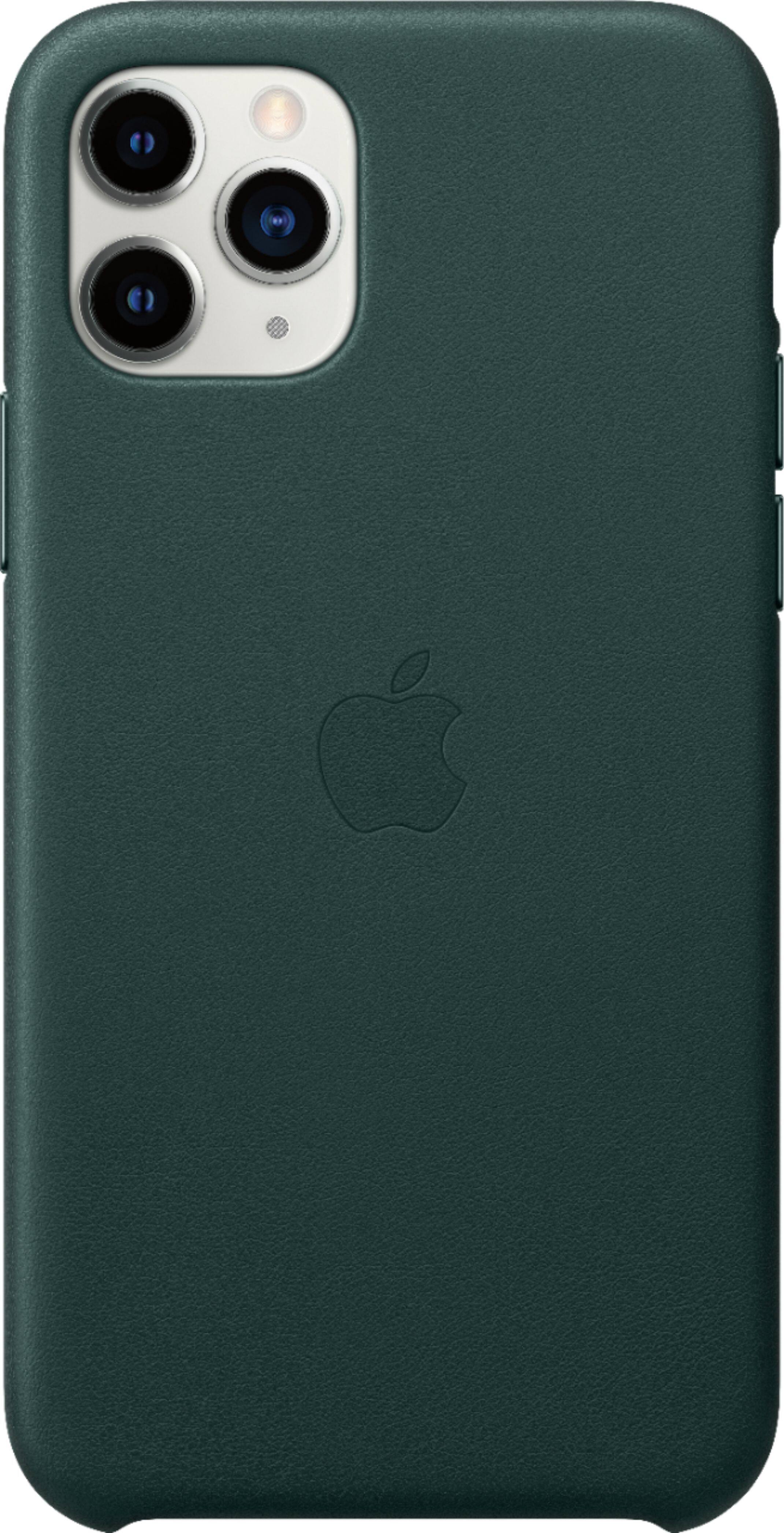Alt View 11. Apple - iPhone 11 Pro Leather Case - Forest Green.