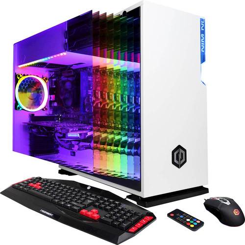 Rent to own CyberPowerPC - Gamer Xtreme Desktop - Intel Core i5 - 8GB Memory - NVIDIA GeForce GTX 1660 - 1TB Hard Drive + 240GB Solid State Drive - White