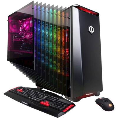 CyberPowerPC - Gaming Desktop - Intel Core i7-9700K - 16GB Memory - NVIDIA GeForce RTX 2080 - 1TB SSD - Black