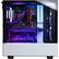 Alt View 13. CyberPowerPC - Gaming Desktop - Intel Core i7-9700K - 16GB Memory - AMD Radeon RX 580 - 1TB HDD + 240GB SSD - White.