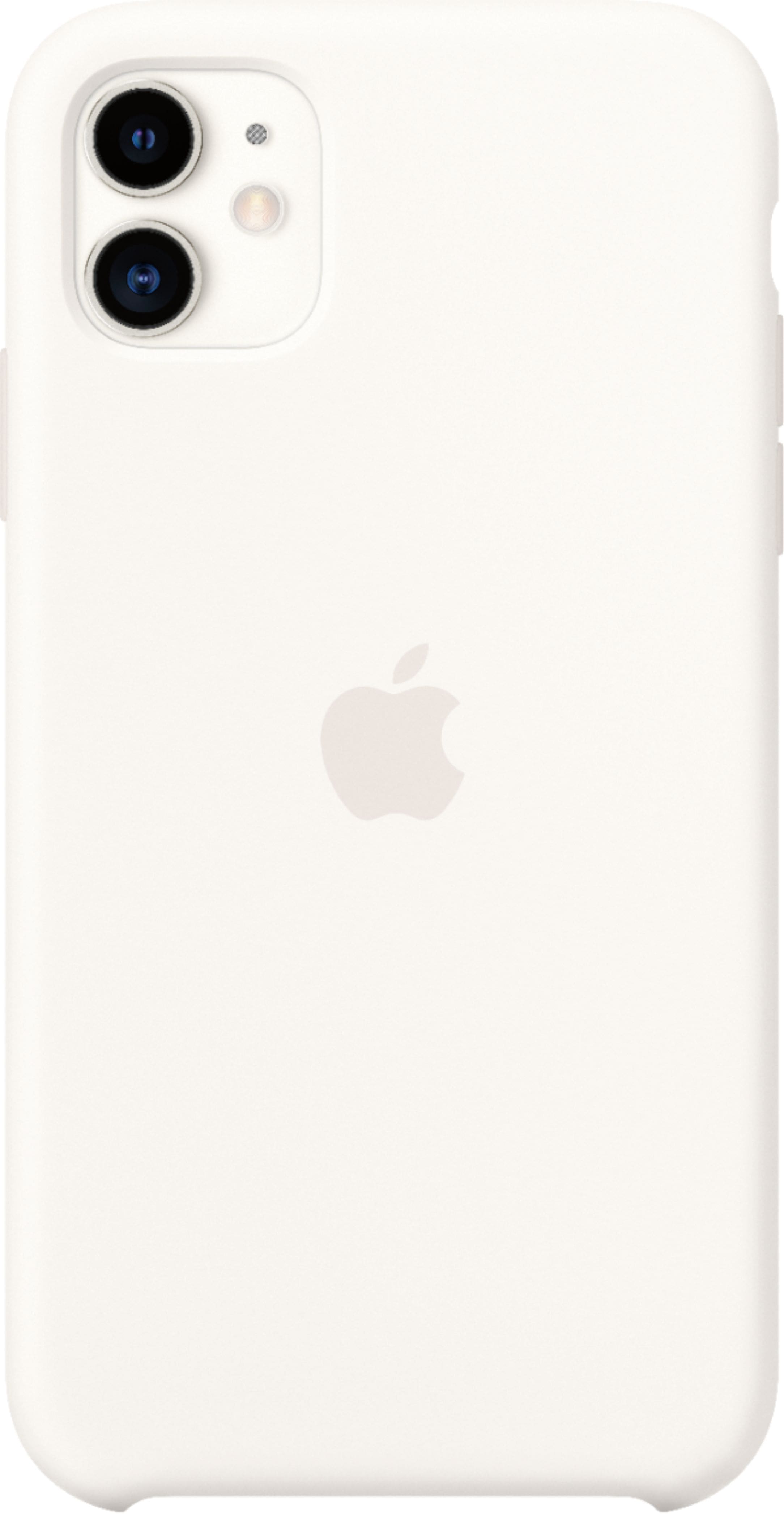 Alt View 11. Apple - iPhone 11 Silicone Case - White.