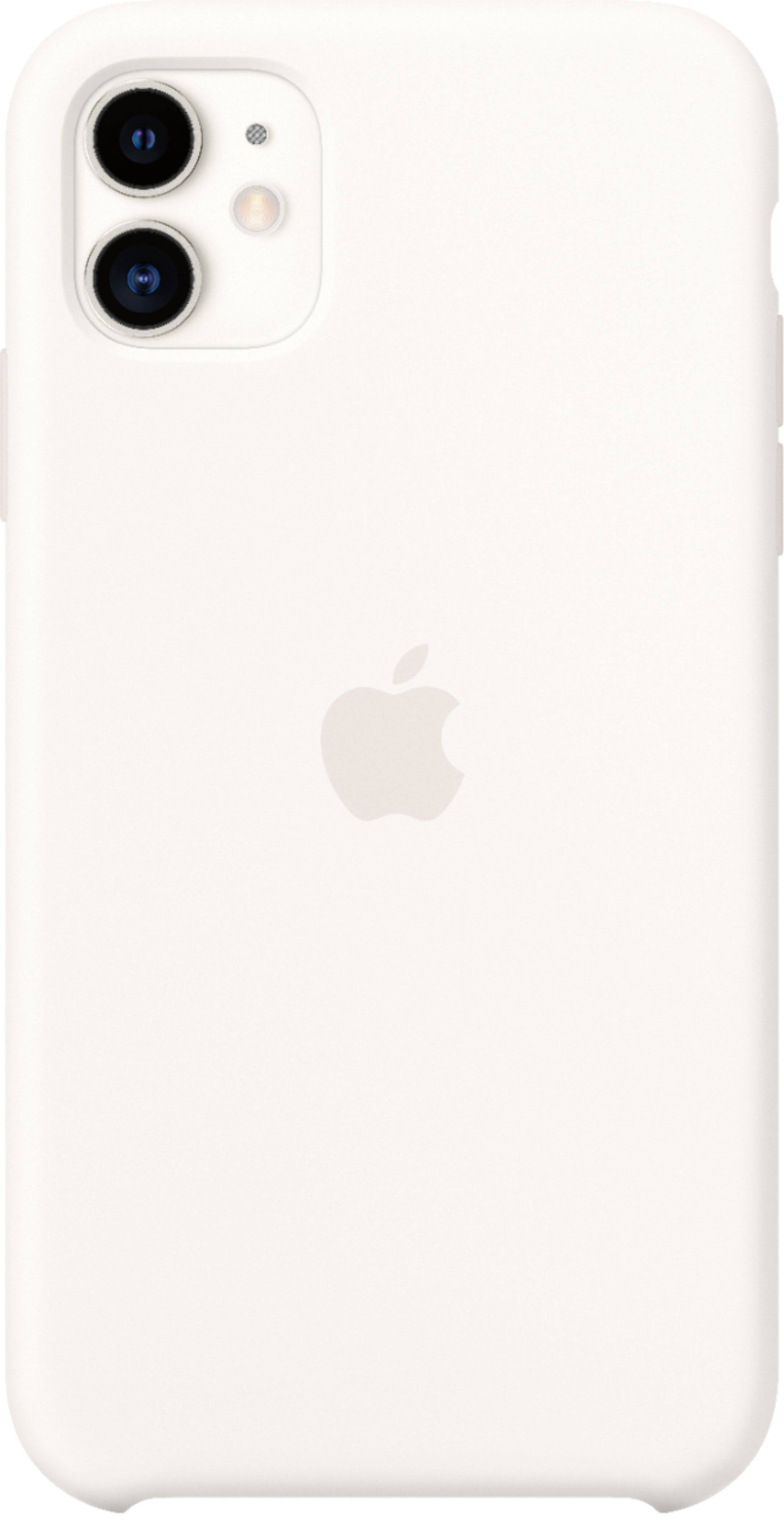 Alt View 11. Apple - iPhone 11 Silicone Case - White.