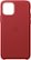 Front Zoom. Apple - iPhone 11 Pro Leather Case - (PRODUCT)RED.