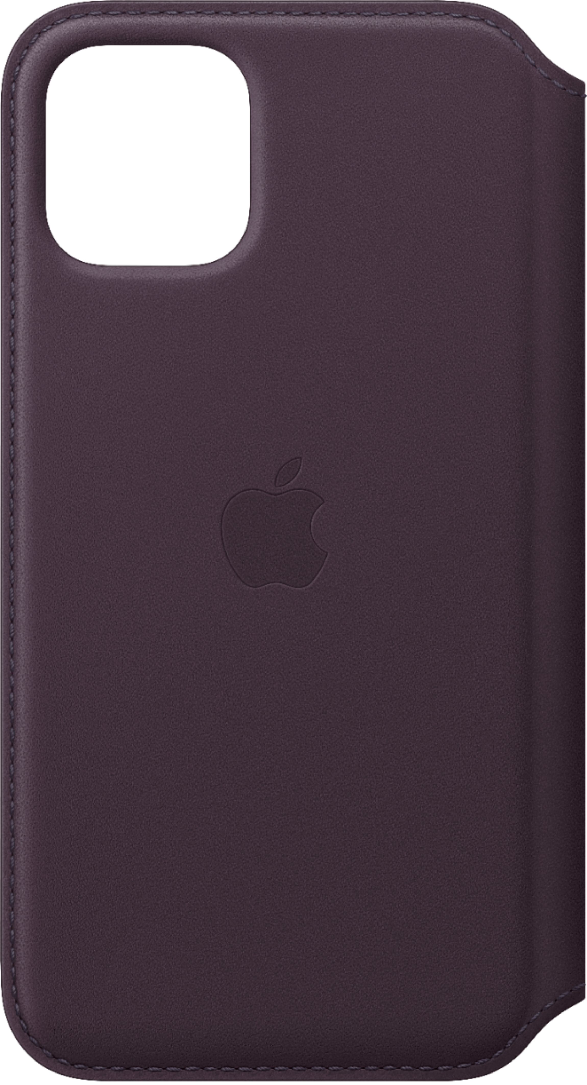Best Buy: Apple iPhone 11 Pro Leather Folio Aubergine MX072ZM/A