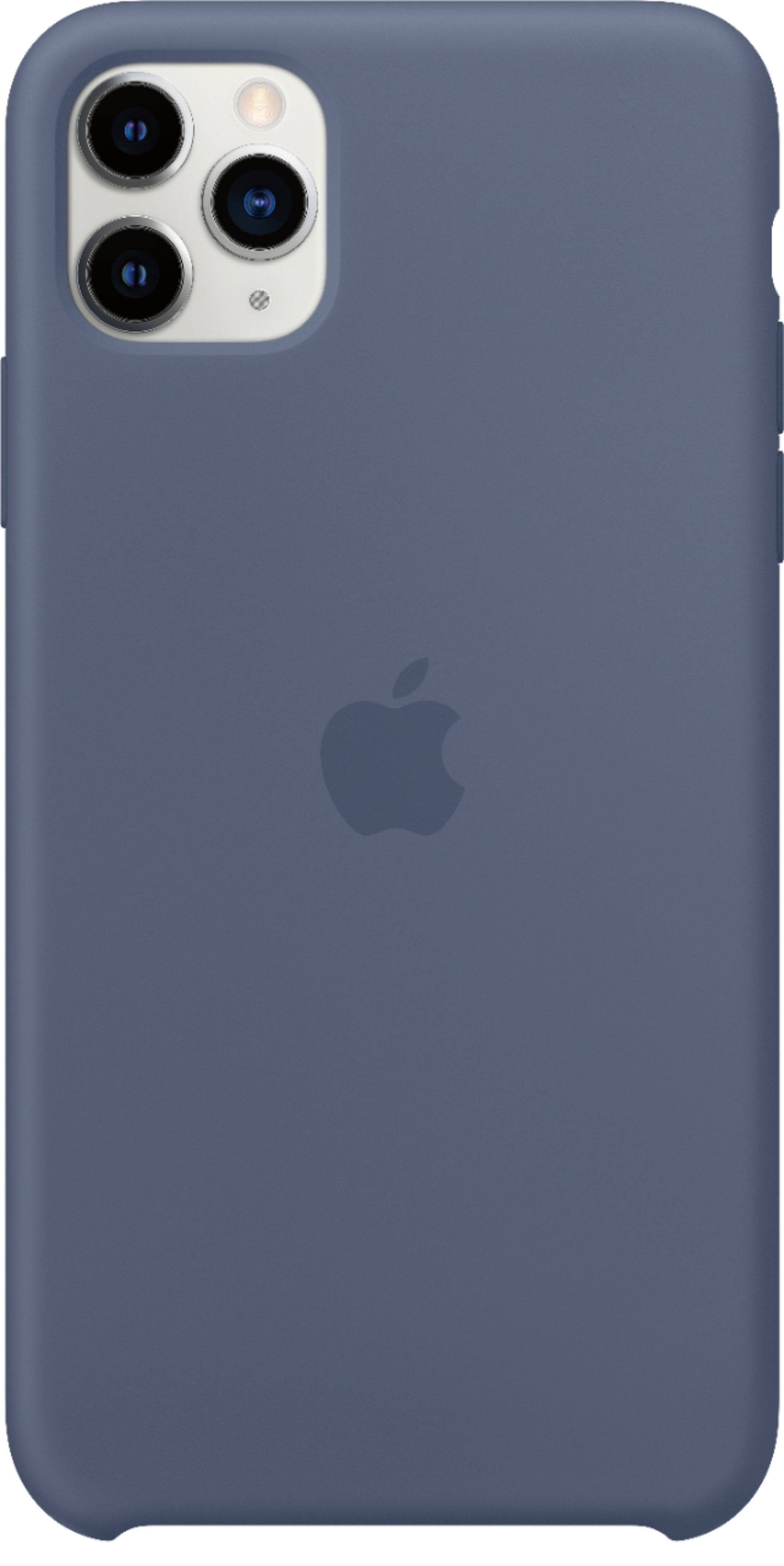 Alt View 11. Apple - iPhone 11 Pro Max Silicone Case - Alaskan Blue.
