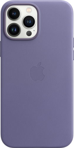Apple - iPhone 13 Pro Max Leather Case with MagSafe - Wisteria