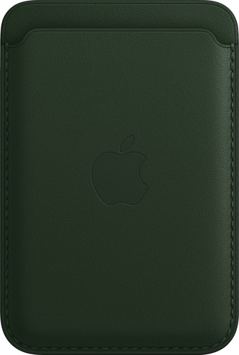 

Apple - iPhone® Leather Wallet with MagSafe - Sequoia Green