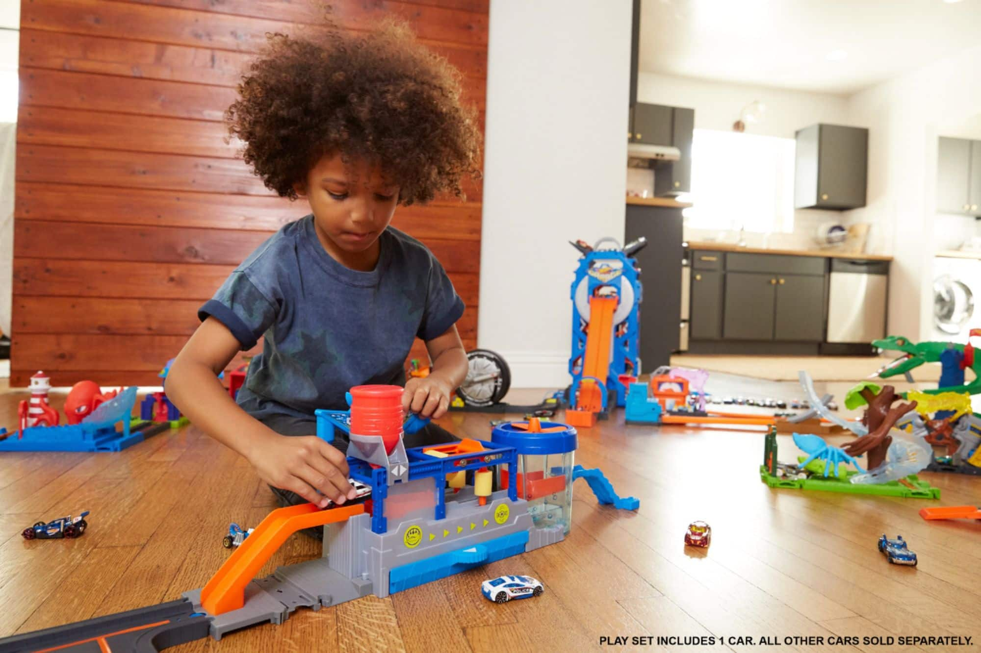 car wash play set