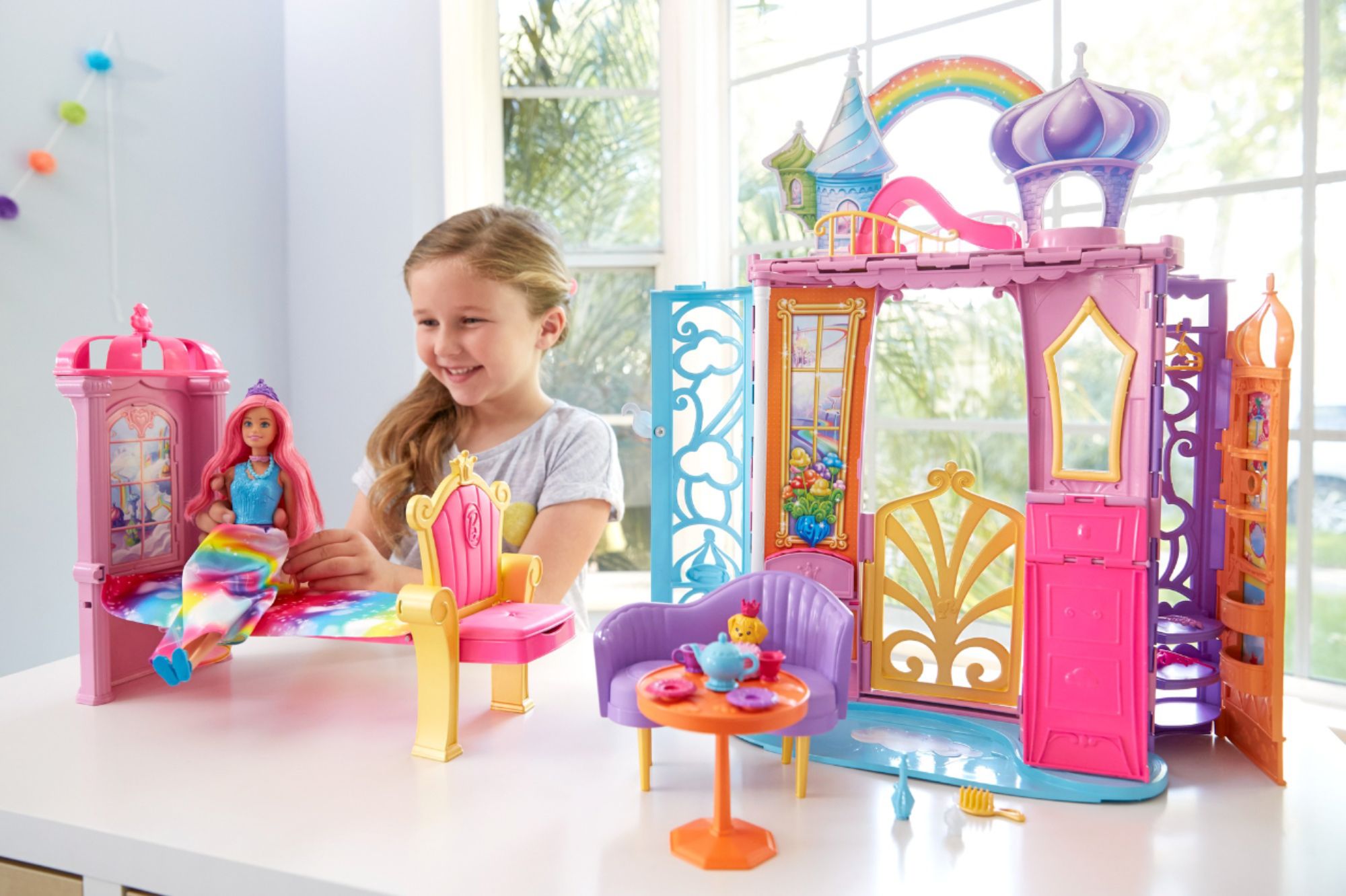 Best Buy: Barbie Dreamtopia Rainbow Cove Castle Play Set FRB15