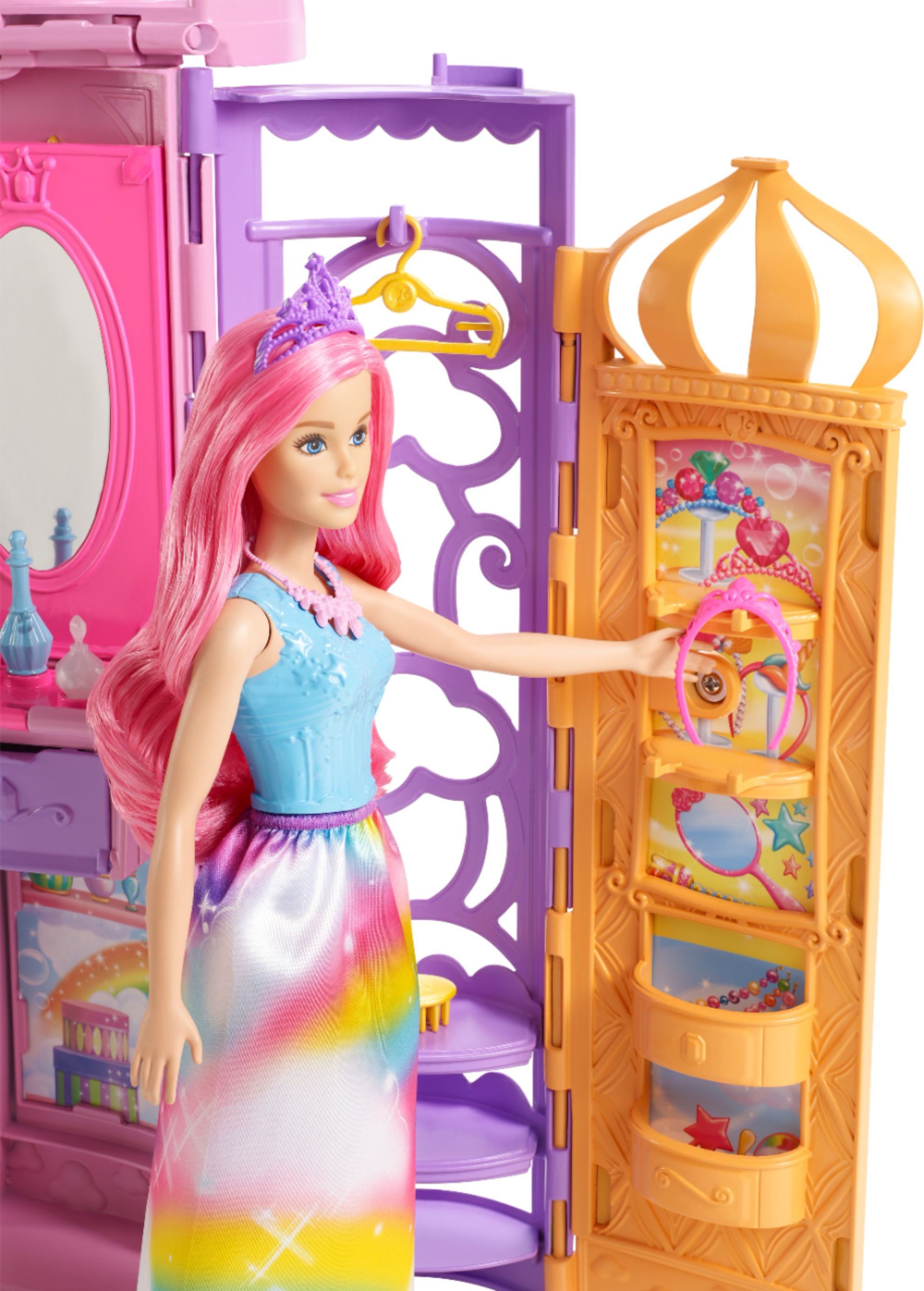 barbie rainbow cove castle playset