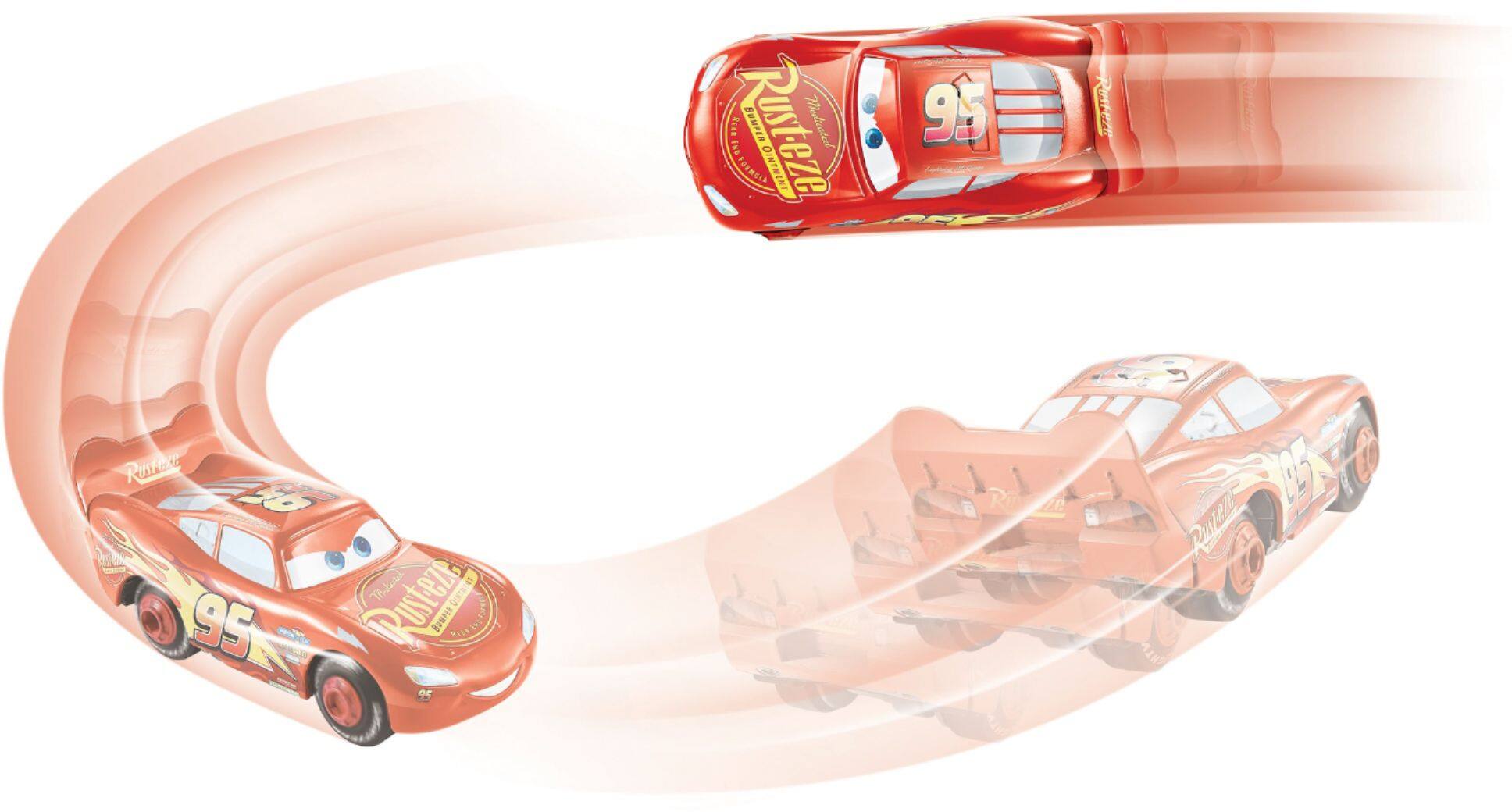 disney pixar cars stunt & skills lightning mcqueen