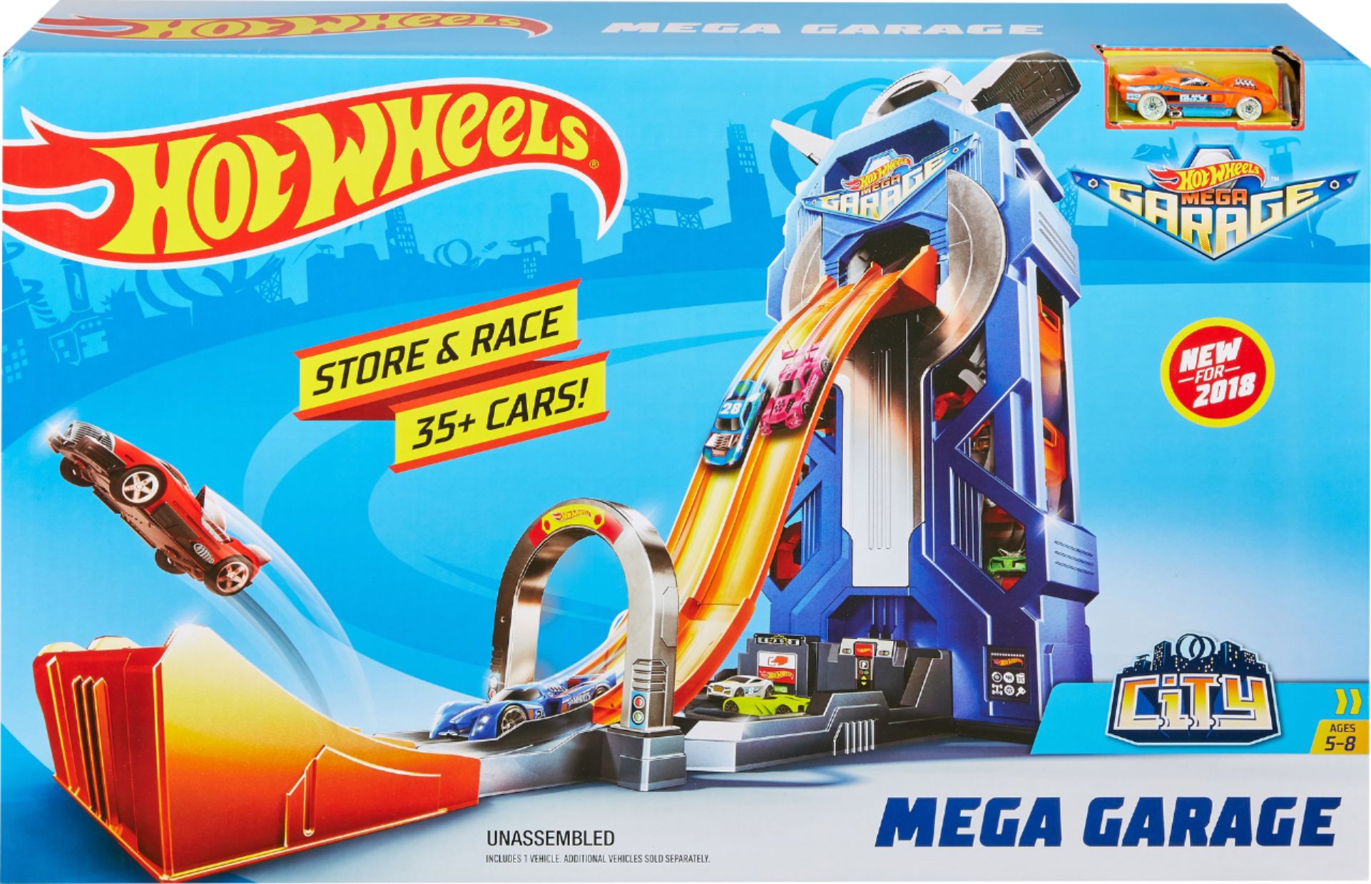 Hot Wheels City Mega Garage Play Set 