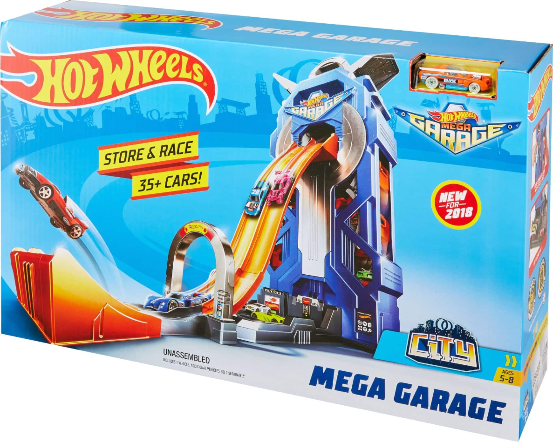 hot wheels mega garage 2018