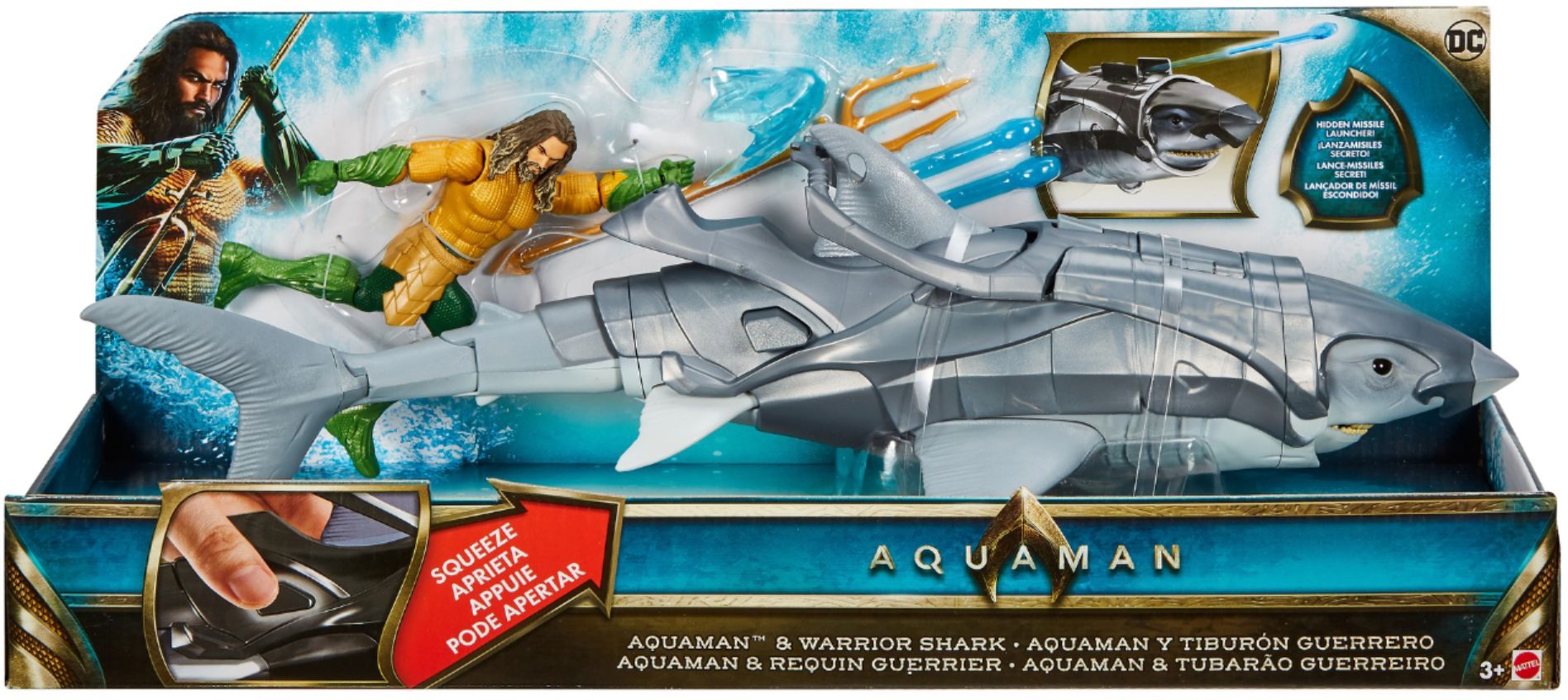 Best Buy: DC Comics Aquaman and Warrior Shark Figure and Creature