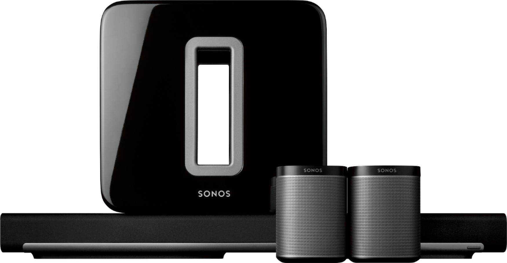 Best Sonos Geek Squad Certified Refurbished 2.0-Channel Soundbar Black GSRF-PBAR1US1BLK