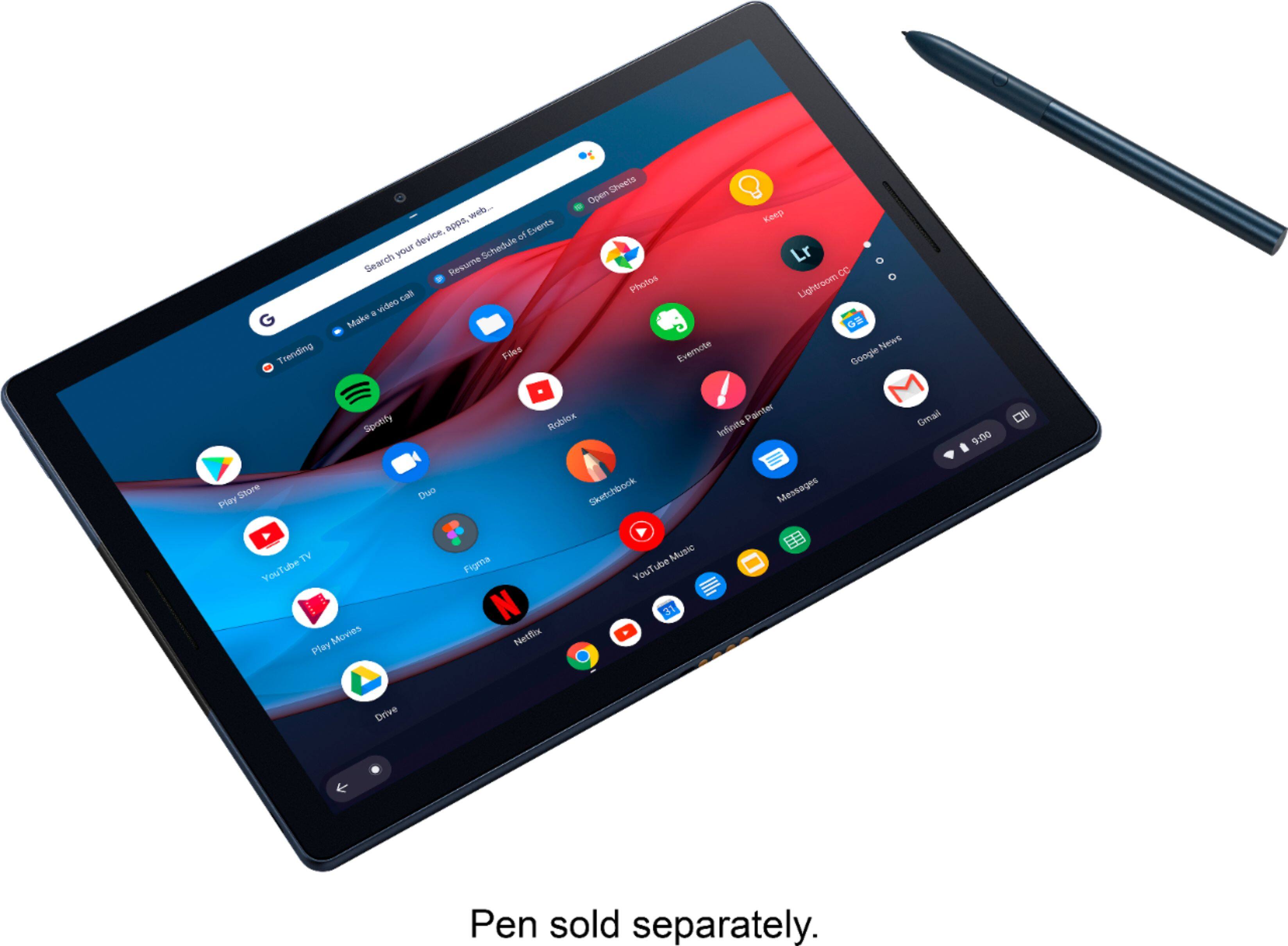 Alt View 11. Google - Pixel Slate 12.3" - Tablet - 128GB - Midnight Blue.
