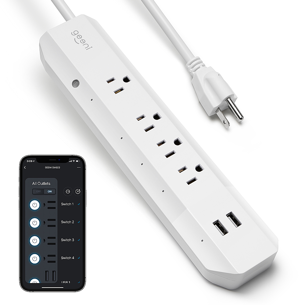 Photo 1 of 4 Outlet/2USB 460 Joules Surge Protector Strip