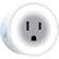 Front. Geeni - Wi-Fi Smart Plug & Nightlight - White.