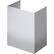 Front. Thermador - Telescopic Flue Cover for PROFESSIONAL SERIES HPCN48WS - Stainless Steel.