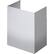 Front. Thermador - Telescopic Flue Cover for PROFESSIONAL SERIES HPCN48WS - Stainless Steel.
