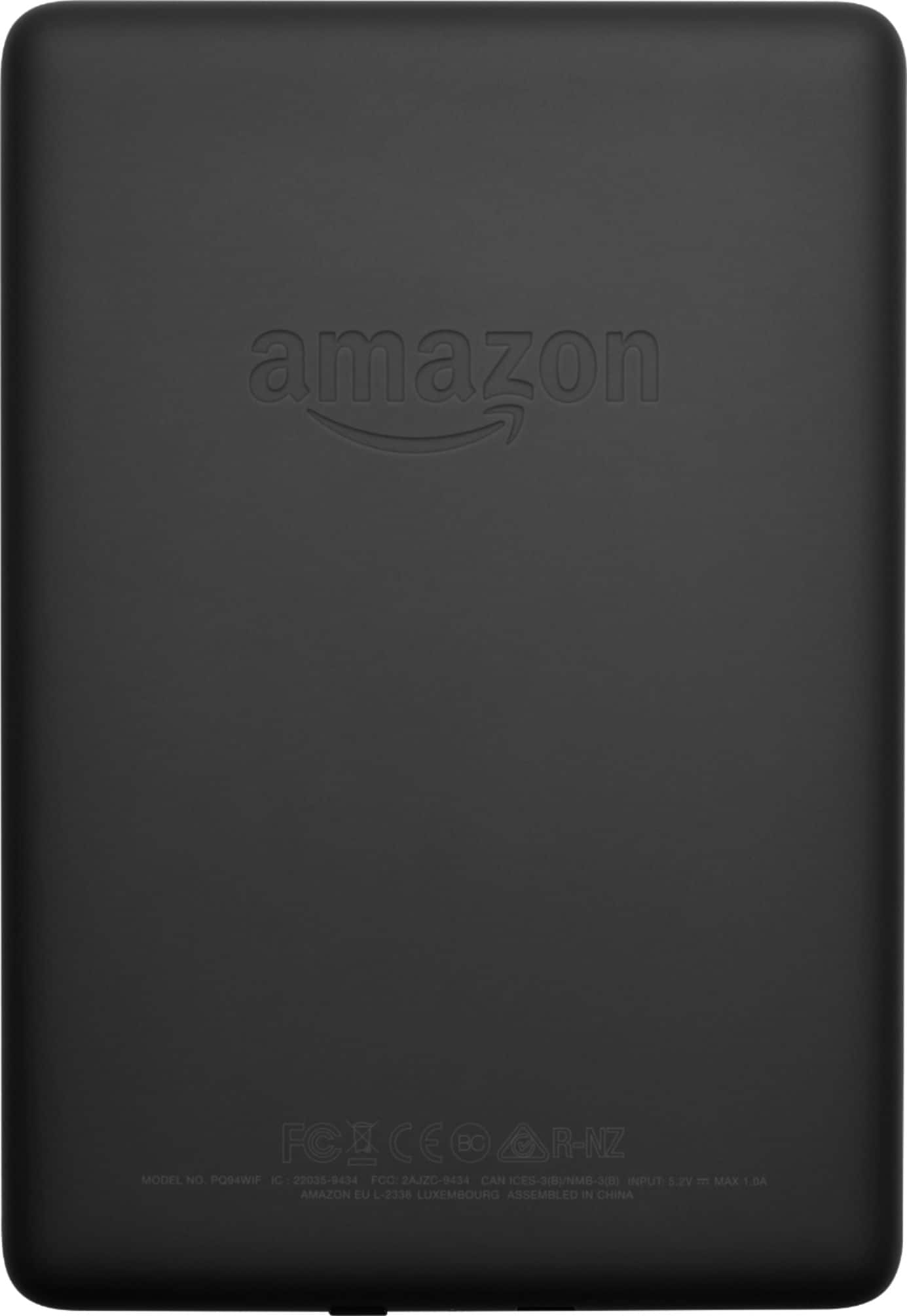 Back. Amazon - Kindle Paperwhite 8GB - Waterproof - Ad-Supported - Black.