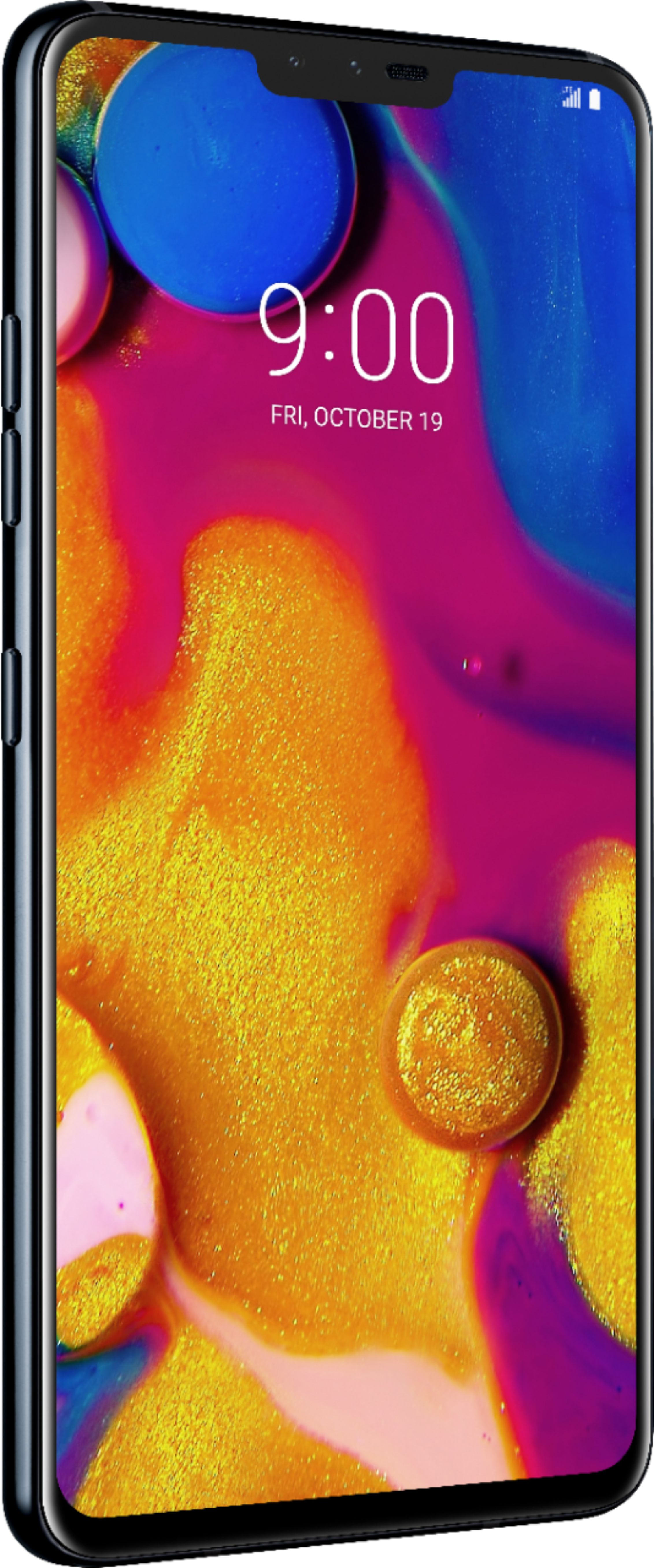 Angle View: Samsung Galaxy S10+ 128GB, Prism Black