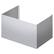 Front. Thermador - Duct Cover for MASTERPIECE SERIES HMWB481WS - Stainless Steel.