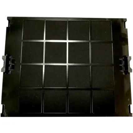 Front. Thermador - Charcoal Filter Set for MASTERPIECE SERIES HMDW36WS Hoods - Black.