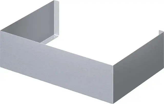 Left. Thermador - Duct Cover for PROFESSIONAL SERIES PH30HWS - Stainless Steel.