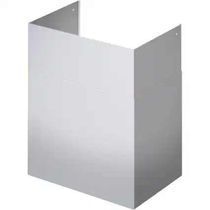 Front. Thermador - Telescopic Flue Cover for MASTERPIECE SERIES HMWB361WS - Silver.