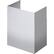 Front. Thermador - Telescopic Flue Cover for MASTERPIECE SERIES HMWB481WS - Silver.