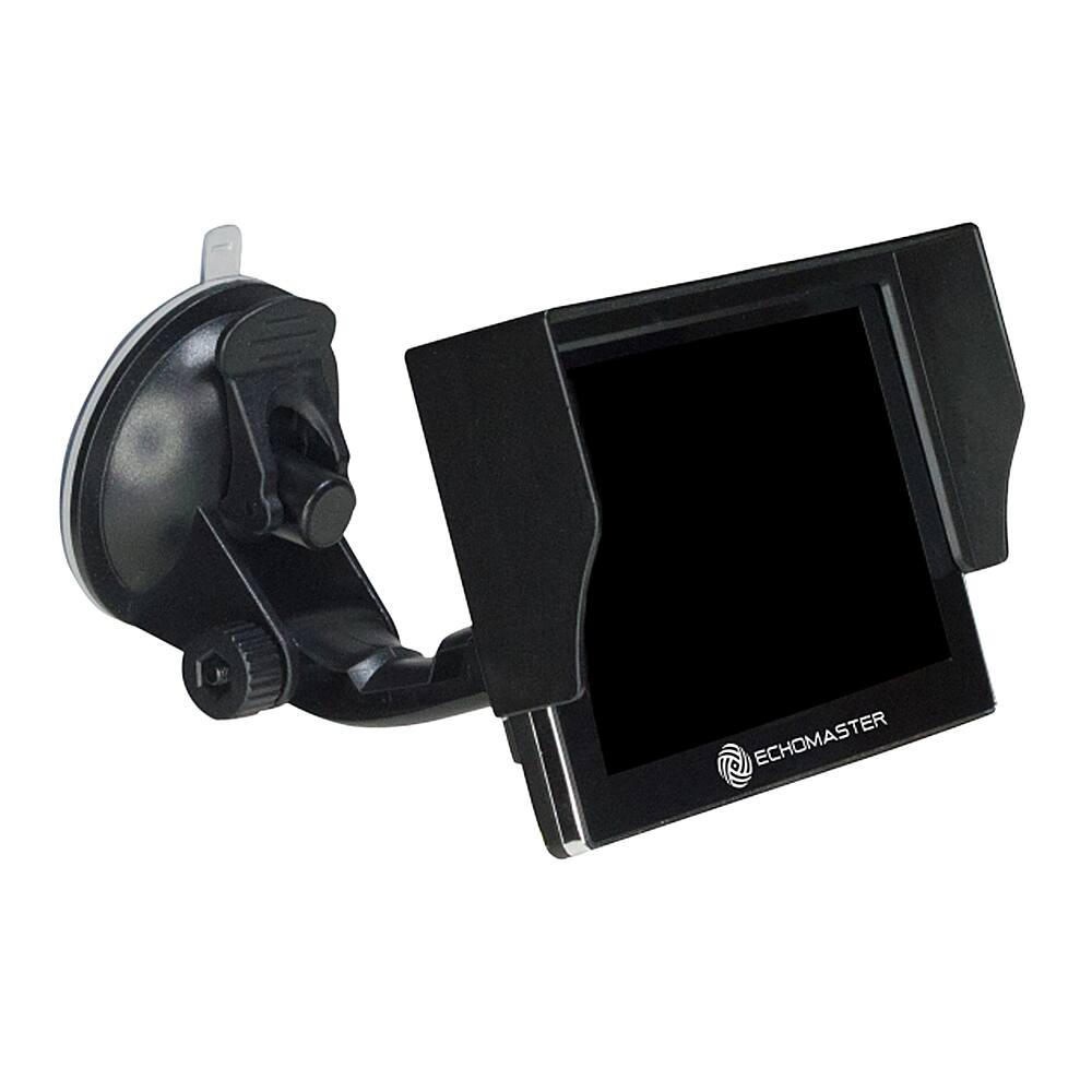 Angle. EchoMaster - 5” Dash Mount Digital Slim TFT/LCD Monitor - Black.