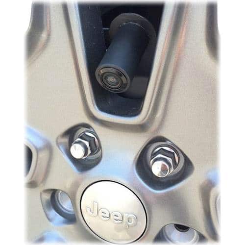 Alt View 12. EchoMaster - Spare Tire Back-Up Camera for Select Jeep Wrangler Vehicles - Black.