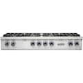 Viking - 48 in. Wide 8 Burner Built-in 7 Series Gas Sealed Burner Cooktop - Stainless Steel