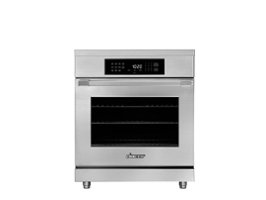 Dacor - 5.2 Cu. Ft. Self-Cleaning Freestanding Electric Induction Convection Range - Stainless steel - Front_Zoom