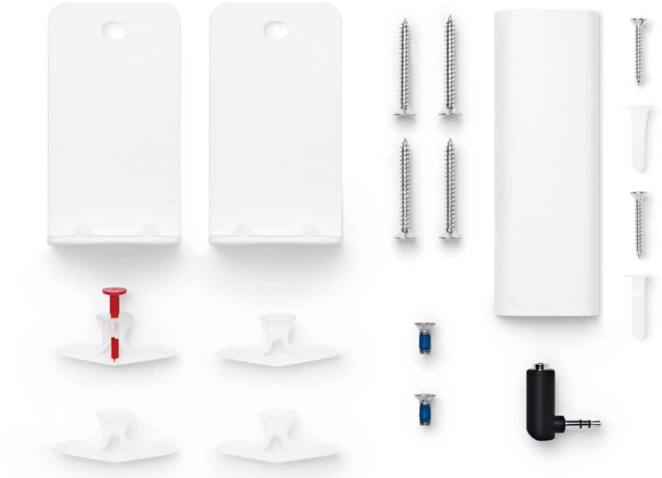 Front. Bose - Soundbar Wall Bracket - White.