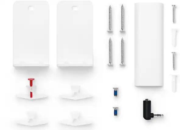 Front. Bose - Soundbar Wall Bracket - White.