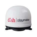 Front. Winegard - DISH Playmaker Portable Automatic Satellite Antenna with DISH Wally HD Receiver Bundle - White.