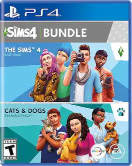 The Sims 4 Plus Cats and Dogs Bundle Standard Edition - PlayStation 5, PlayStation 4
