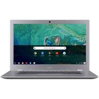 Acer - 15.6" Refurbished Touch-Screen Chromebook - Intel Celeron - 4GB Memory - 32GB eMMC Flash Memory - Sparkly Silver - Front_Zoom