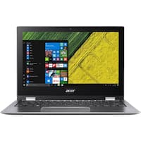 Acer - Spin 1 2-in-1 11.6" Refurbished Touch-Screen Laptop - Intel Pentium - 4GB Memory - 64GB eMMC Flash Memory - Gray - Front_Zoom
