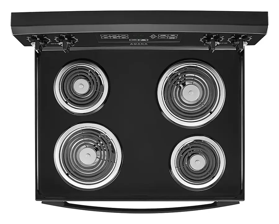 Alt View 12. Amana - 4.8 Cu. Ft. Freestanding Electric Range - Black.