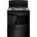Front. Amana - 4.8 Cu. Ft. Self-Cleaning Freestanding Electric Range - Black.