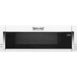 KitchenAid - 1.1 Cu. Ft. Over-the-Range Microwave with Sensor Cooking - White - Front_Standard