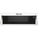 Front. KitchenAid - 1.1 Cu. Ft. Over-the-Range Microwave with Sensor Cooking - White.