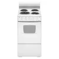 Amana - 2.6 Cu. Ft. Freestanding Electric Range - White - Front_Zoom